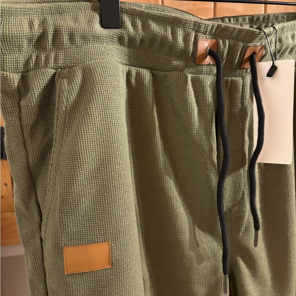 Amazon Olive Men's Athletic Shorts - Picture 2 of 8